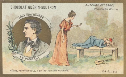 フランソワ・コッペ（1842-1908）：フランスの詩人、劇作家、小説家、詩による一幕の喜劇「Le passant」の作者（1869年