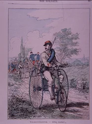フランス軍の三輪車乗り（velocipediste