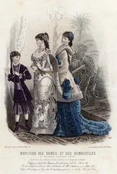 19世紀後半のフランスのファッションプレート