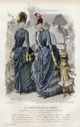 19世紀後半のフランスのファッションプレート