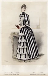 19世紀後半のフランスのファッションプレート