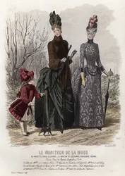 19世紀後半のフランスのファッションプレート