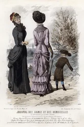 19世紀後半のフランスのファッションプレート