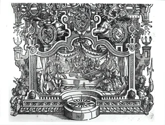 Roland de Lassus（1532-94）によるメッセの口絵、1589