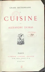 アレクサンドルデュマペレ作「大ディクシネアドクイジーン」の口絵（1803-70）1873