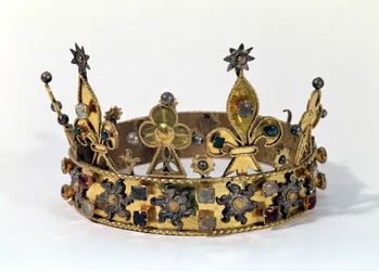 フランスのフィリップの葬祭冠（1342-1404）1404（金、真珠、宝石）