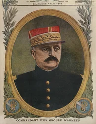 1916年5月7日、陸軍グループのフランシェデスペリー将軍、ルプティジャーナルの表紙イラスト、イラストを補足
