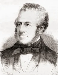 ジョージ・リチャーズ・エルキントン、1870年頃に出版された『Les Merveilles de la Science』より（エングレーヴィング）