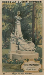 ガイドモーパッサン、小説家、1850年-1893年、パルクモンソーのエリジー