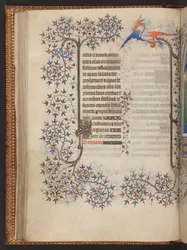 フランス、MS 32454 f.37vの「聖母の時」、時祷書、追加