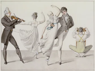 「Le Bonジャンル」のイラスト、1810年頃
