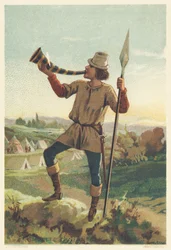 14世紀の歩兵トランペット