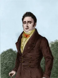 ジャック・ラフィット（1767-1844）、フランスの銀行家、政治家 - 「Histoire de la political and privee de Louis Philippe（ルイ・フィリップの政治的・私的生活に関する歴史）」に掲載された版画