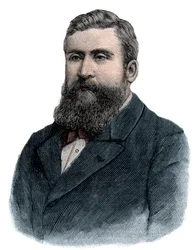1898年のJean Jaures - エングレービング-。