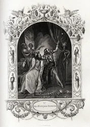 ユリウス3世（julius or Iulius or Giulio）（1550年から1555年までの教皇）と幼いベルトゥチーノ（猿回し）。モーリス・ラシャトレ（1814-1900）の『教皇列伝』の挿絵、パリのリブレリー・デュ・プログレ。