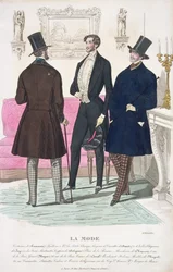 ラモード：19世紀のメンズファッションの広告