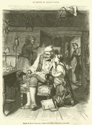 スイス人兵士の帰還（エングレービング