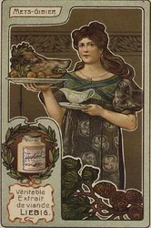 Liebig イタリアの図解食品カード、20 世紀初頭