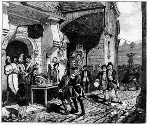 ルイ15世時代のパリの生活：勧誘者は、カラスに垂れている若くて純朴な地方民を見張っていた-ジェロイヤックの「世紀を越えたパリ」にて