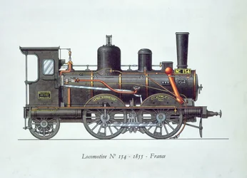 機関車No.154、1855