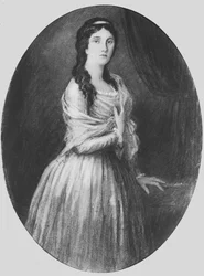 25歳のLucile de Chateaubriand(リトグラフ)