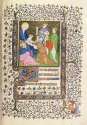 MS.McClean.80.f69r マギの崇拝、フレンチ ホラエ