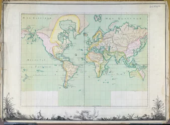 世界地図、1780年