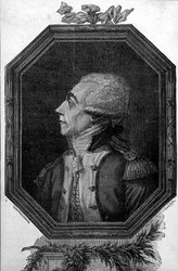 マリー・ジョセフ・ポール・イヴ・ロック・ジルベール・デュ・モティエ（ラファイエット侯爵）（1757-1834）の彫刻