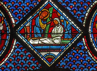 メアリーマグダレンウィンドウ：ラザロ-彼の復活（w46）