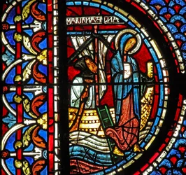 メアリーマグダレンウィンドウ：メアリーはプロヴァンスに上陸（w46）