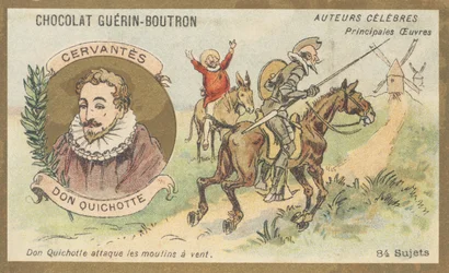 ミゲル・デ・セルバンテス・サアベドラ（1547-1616）、スペインの小説家、詩人、劇作家、「ドン・キホーテ」（1605）の著者