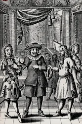 Miser」（モリエールの作品、Jean-Baptiste Poquelin（1622-1673）のペンネーム）のエングレーヴィング - MoliereのL