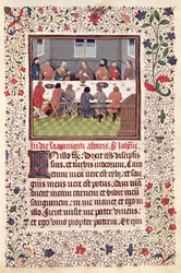 Ms 370 fol.184最後の晩餐
