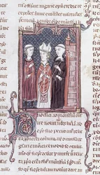 Ms 373 fol.51v Decrets de Gratienの僧侶、司教、修道院長