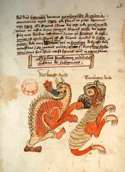 Ms 3880 Giovanni Boccaccio (1313-75) の「De Casibus Virorum Illustrium」からの挿絵（ベラム製）