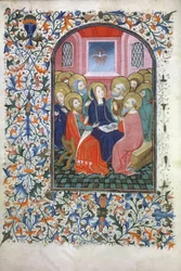 Ms Gen 288 f.23vペンテコステ、c.1460