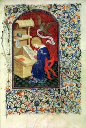 Ms Gen 288 f.291v Scholar、c.1460