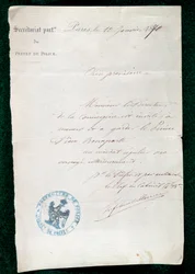 1月10日、プリンス・ピエール・ボナパルト（1815-1881）のコンシェルジュへの投獄命令