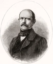 1866年、LUniversIllustré出身のOtto Eduard Leopold、プリンスオブビスマルク、ラウエンブルク公爵