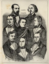 プラカード・エレクトラル1848 - フランス共和国の政治家たち