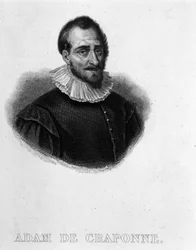 フランスのエンジニア、アダム・ド・クラポンヌの肖像（1527年～1576年