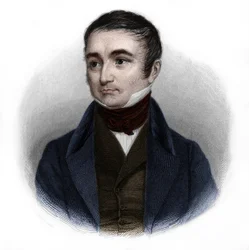 フランスの政治家・歴史家であるアドルフ・ティエール（1797-1877）の肖像。1842.個人蔵。