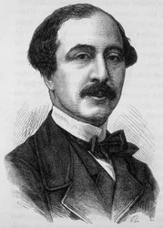 フランスのジャーナリスト・政治家であるAnatole Prevost Paradol（1829 - 1870）の肖像。