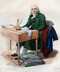 Andre Ernest Modeste Gretry（1741-1813）、フランスの作曲家の肖像。
