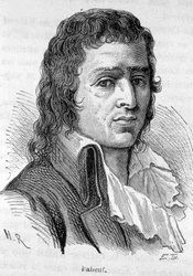 フランスの革命家、バベフ・ディ・グラックス（1760-1797）の肖像 - アンリ・マルタンの「L