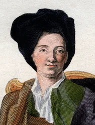 フランスの作家、ベルナールルブイエ（ルボヴィエ）フォンテネル（1657-1757）の肖像。