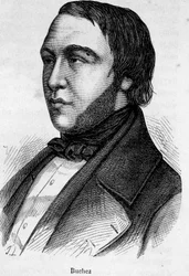 フランスの哲学者・政治家ブシェスの肖像（1796年～1865年