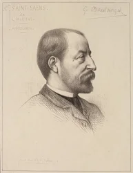 カミーユ・サン＝サーンスの肖像（1835-1921）