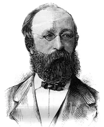 フランスの政治家、シャルル・ドゥモール（1828-1908）の肖像。1月16日付「Le Monde Illustré」に掲載された図版