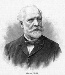 シャルル・フリーデル（1832-1899）フランスの化学者・鉱物学者の肖像。